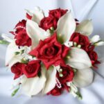 Red and white Roses Arrangement