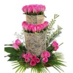 Pink Roses Arrangement