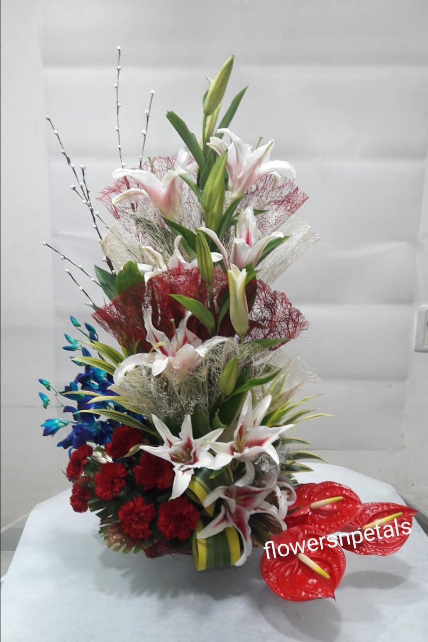 Exotic flower arrangement