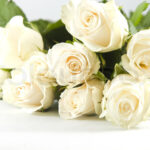 White Roses Bunch