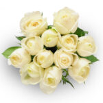 White Roses Bunch