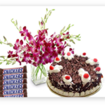 Orchids + Cake + Chocolates