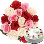 Pineapple Cake and flowers