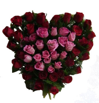 Pink and Red arrangement