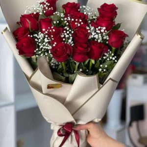 Classic Red Roses Bouquet