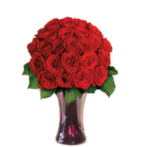 Red Roses Round Arrangement
