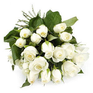 White Roses Bunch